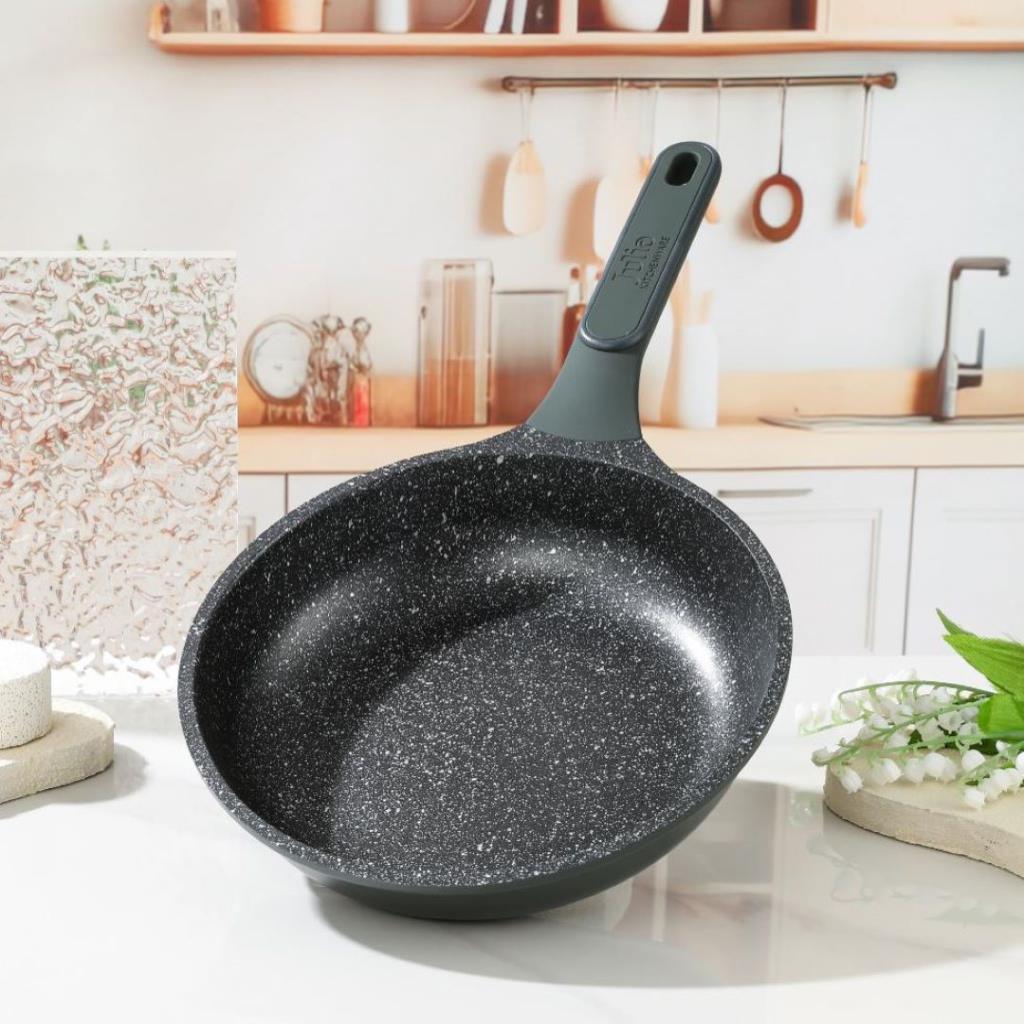 ELITE-PRO WOK PAN WITH LID 28CM-GREEN